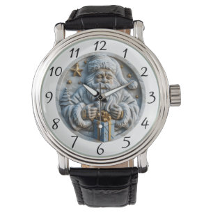 Klassische Weihnachtsmagie von Santa Armbanduhr