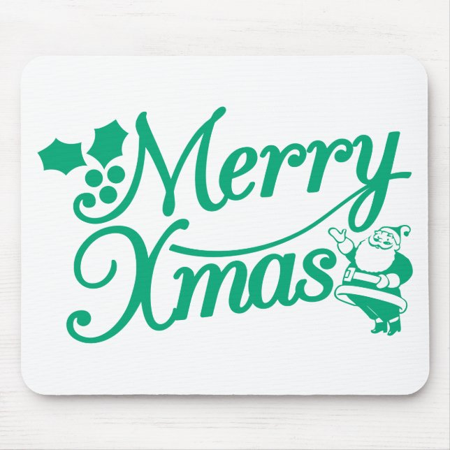 Klassische Weihnachtsmauspad Mousepad (Vorne)