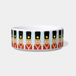 Klassische Weihnachtssoldaten Keramik Pet Bowl Napf