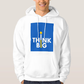 "Klassische Weiße Männer mit dem "Think Big" Logo Hoodie