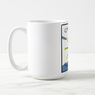 Klassische weiße Tasse