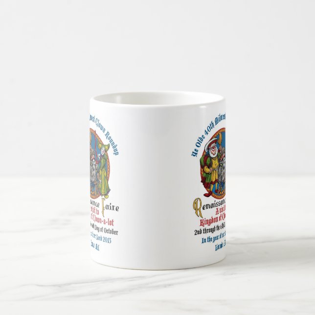 Klassische weiße Tasse MCA 40. (Mittel)