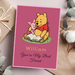 Klassische Winnie Puuh beste Freundin-Karte Karte