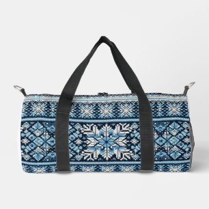 Klassische Winterschneemesse Insel/Farbwerk Duffle Bag
