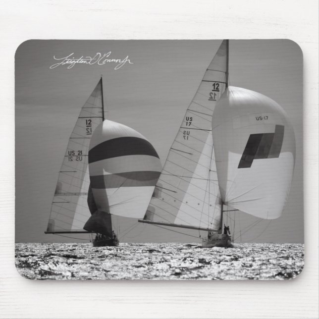Klassische Yacht-Mausunterlage Mousepad (Vorne)