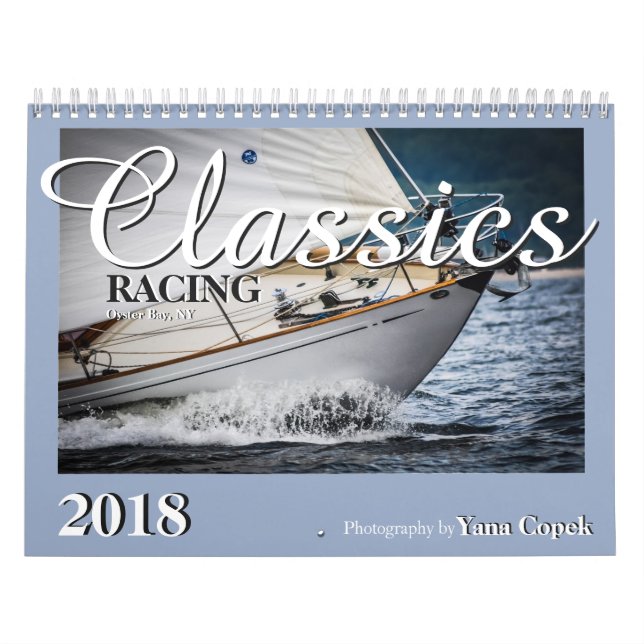 Klassische Yachten, die Kalender 2018 laufen (Titelbild)