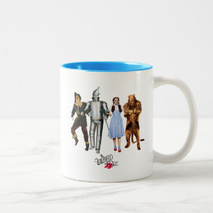 Klassische Zauberer von Oz Charaktere Zweifarbige Tasse