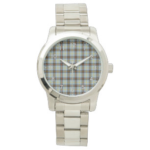 Klassische Zeitlose Clan Bell Tartan Karierte Gesc Armbanduhr