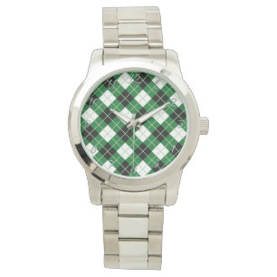Klassische zeitlose Clan-Raute Diagonal Diamond Ta Armbanduhr