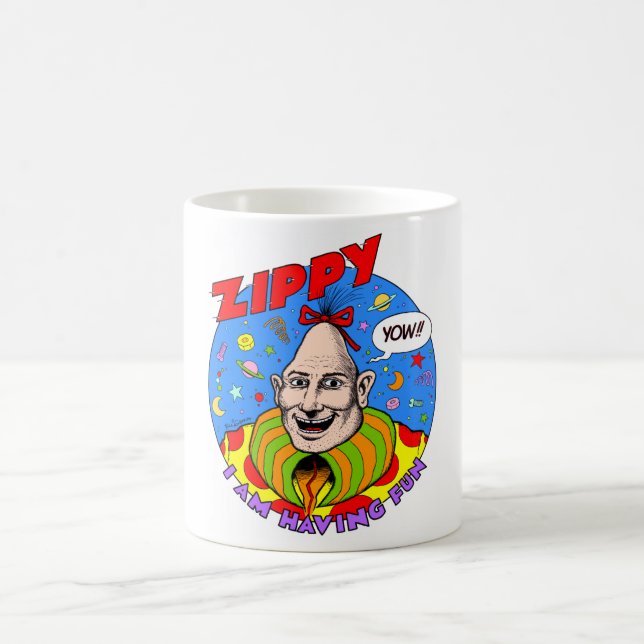 Klassische Zippy "Yow" Tasse (Mittel)