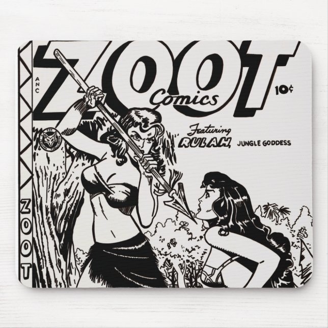 Klassische 'ZOOT'-Comics-Mauspad Mousepad (Vorne)