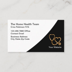 Klassische Zuhause Health Care Business Cards Visitenkarte