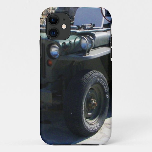 Klassischen Willys Jeep Case-Mate iPhone Hülle (Rückseite)