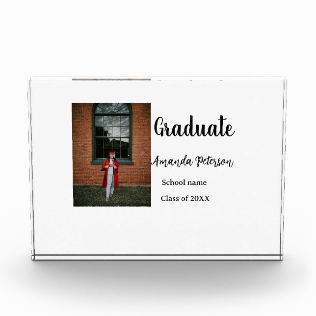 Klassischer Abschluss im Jahr 2008 Fotoblock (Vorderseite)