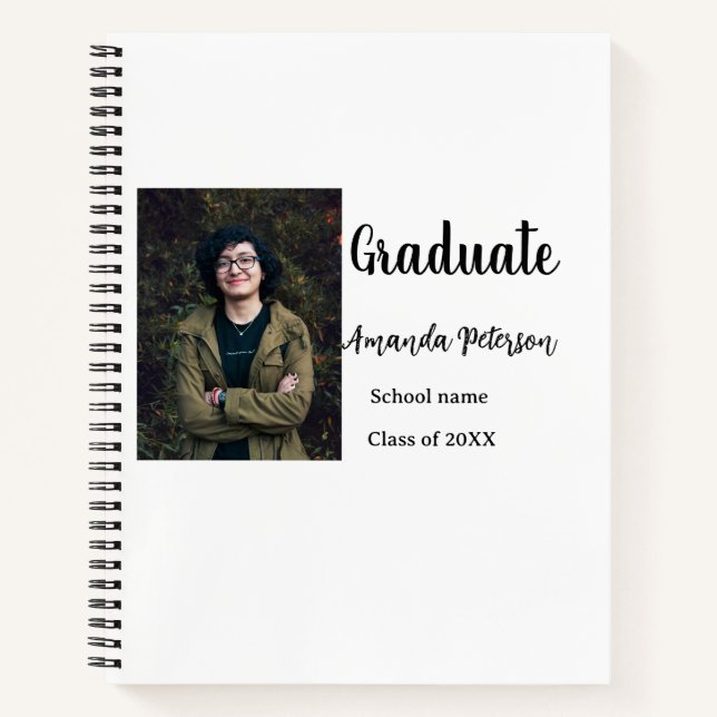 Klassischer Abschluss im Jahr 2008 Notizbuch (Vorderseite)