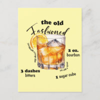 Klassischer altmodischer Rezeption Cocktail an der
