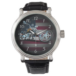 Klassischer amerikanischer Chopper Armbanduhr