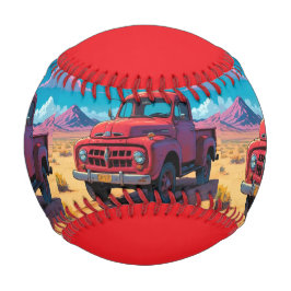 Klassischer amerikanischer Lieferwagen Baseball