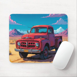 Klassischer amerikanischer Lieferwagen Mousepad