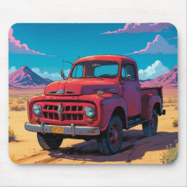 Klassischer amerikanischer Lieferwagen Mousepad