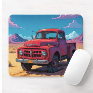 Klassischer amerikanischer Lieferwagen Mousepad