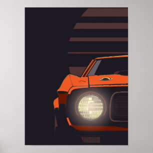 Klassischer amerikanischer Muskel Poster