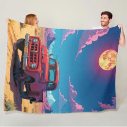 Klassischer amerikanischer Pickup-Fleece-Decke Fleecedecke