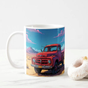 Klassischer amerikanischer Pickup  Kaffeetasse
