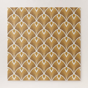 Klassischer Art Deco: geometrisches Muster.