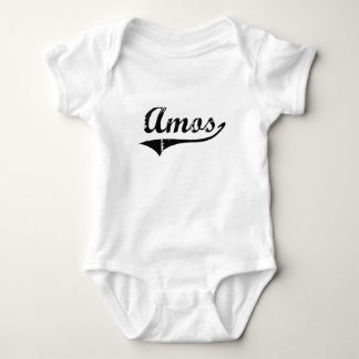 Klassischer Art-Name Amos Baby Strampler