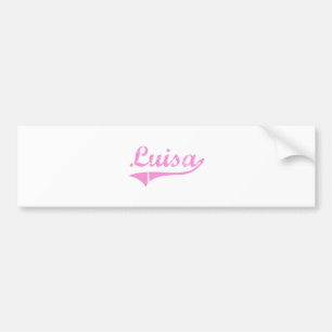 Klassischer Art-Name Luisa Autoaufkleber