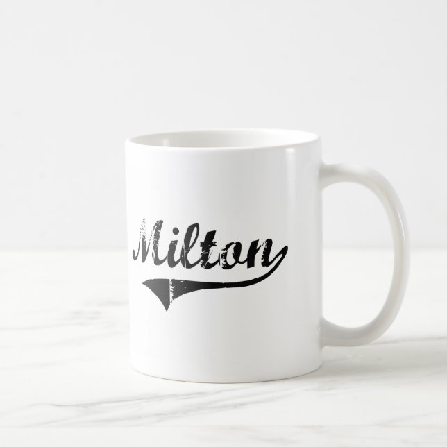 Klassischer Art-Name Miltons Kaffeetasse (Rechts)