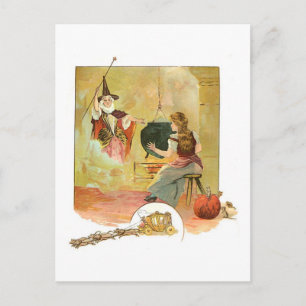 Klassischer Aschenputtel Postkarte
