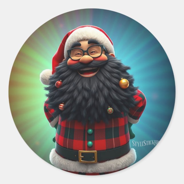 Klassischer Aufkleber (Vorderseite)