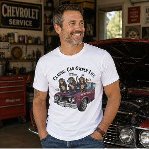 Klassischer Auto Besitzer Leben Lustiges T-Shirt Tri-Blend Shirt