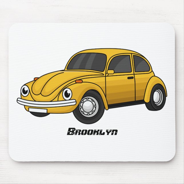 Klassischer Auto-Cartoon Mousepad (Vorne)
