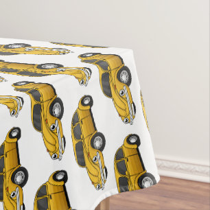 Klassischer Auto-Cartoon Tischdecke