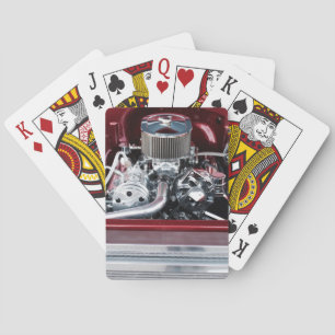 Klassischer Auto-Motor Spielkarten