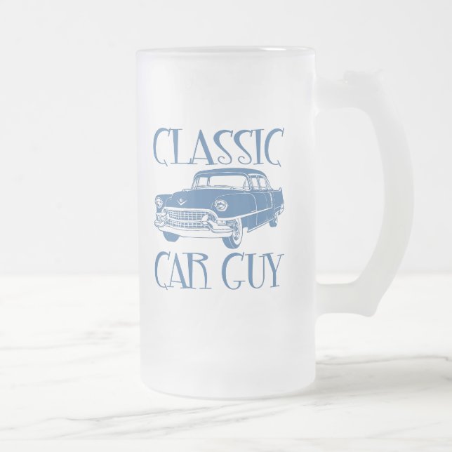Klassischer Autotyp Mattglas Bierglas (Rechts)