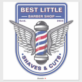 Klassischer Barbershop-Klassiker anpassen Aufkleber