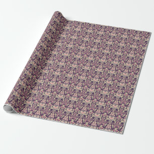 Klassischer Barock, vintage Blumenmuster Tapete. Geschenkpapier
