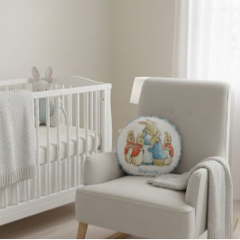 Klassischer Beatrix Potter Peter vom Kaninchen Rundes Kissen