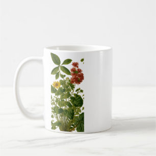 Klassischer Becher 11 oz - Blätter und Naturmuster Kaffeetasse