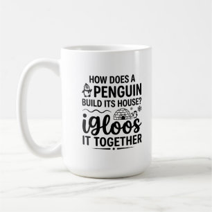 Klassischer Becher 15 oz Morgenkaffee Freude Kaffeetasse