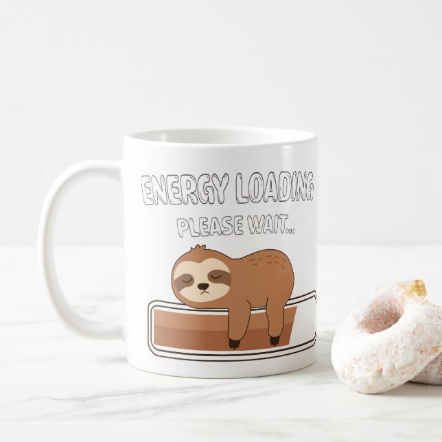 Klassischer Becher, 330 ml Kaffeetasse (Mit Donut)