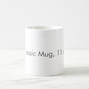 Klassischer Becher, 330 ml Kaffeetasse