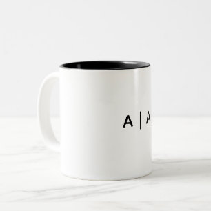 Klassischer Becher, 330 ml Zweifarbige Tasse