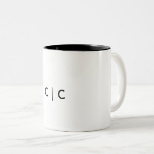 Klassischer Becher, 330 ml Zweifarbige Tasse