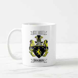 Klassischer Becher Familienname Wilson und Logo Kaffeetasse