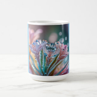 Klassischer Becher (Funkelnde Blume-9) Kaffeetasse
